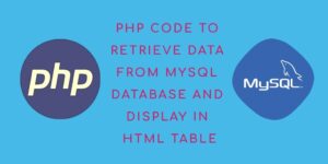 how to fetch image from database in php