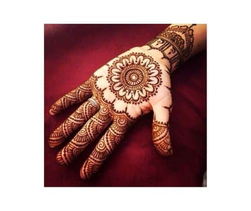 mehndi design arabic back hand