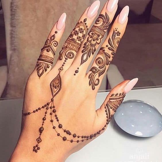 mehndi design very easy and beautiful