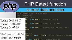 get current year using php
