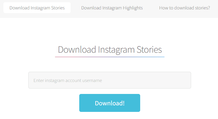 instagram story downloader